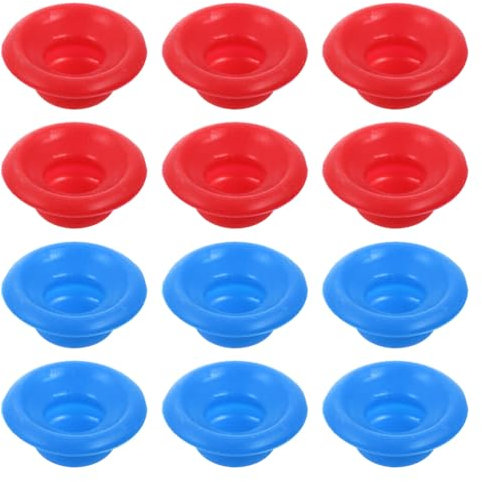 MAGICLULU Plastic Gaskets Washer 12pcs Swing Flip Bottle Hat Shaped Swing Top Washers Leak-proof Gasket Replacements for Home Brew Beer Soda Bottle Sealing