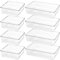8 Stücke Klar Schubladen Organizer, Groß 23 cm mit 2 Größen, Schminktisch Schubladen Ordnungssystem, Make Up Badezimmer Drawer Organizer, für Küchen, Kosmetik, Schreibtisch, Büro, Bad Schublade