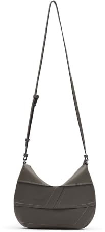 LIEBESKIND BERLIN Edda Calf Optic Hobo Bag Dark Grigio