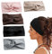 5 Stück Breite Haarbänder Damen Herren, Elastisch Kosmetik Haarband Damen, Stirnband Damen Sport Dünn, Yoga Sport Sommer Dünn Baumwolle Stirnbänder, Knot Haarreifefür Frauen Rutschfeste Schweißband