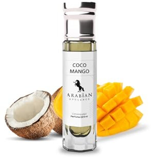 Arabian Opulence FR62 COCO MANGO Roll-on Parfümöl | Konzentriertes Parfüm Körperöl | Langanhaltendes Parfüm auf Ölbasis für Männer und Frauen | Reisegröße Alkoholfreies Flasche (6ml)