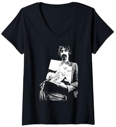 Donna Frank Zappa Weasels ha strappato il mio disco di carne di Everard Smith Maglietta con Collo a V