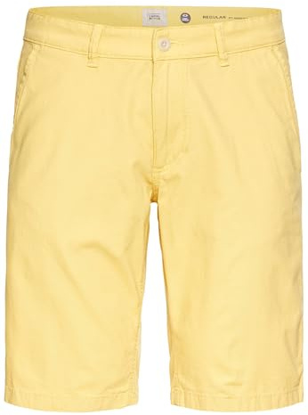 camel active Herren Chinoshorts aus Baumwolle mit Stretch Gelb, menswear-38IN