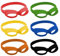 Hangsu Bierflaschen-Etiketten, Set mit 6 Bierflaschen-Aufklebern, bunte Bierbrillen-Form, Silikon, Weinglas-Marker für Partys und Versammlungen