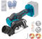 Cordless Angle Grinder for Makita 18V Batteries, 20000RPM 500W Variable Speed Angle Grinder Compatible with Makita 18V Batteries with 3 Blades for Cutting Polishing Grinding