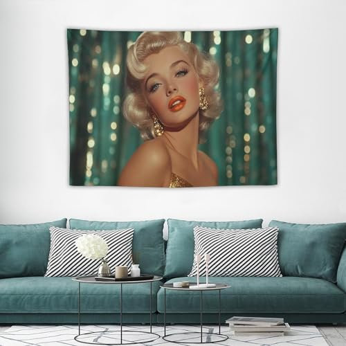 Marilyn Monroe Tapisserie 3D High-Definition-Druck Tapisserie Schlafzimmer Wohnzimmer Schlafsaal Wanddekoration Kunst