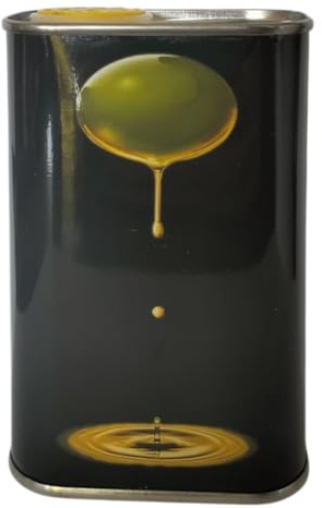 Taudi Conserve Extra Vergine Olivenöl, 100% Italienisch, 250ml, Kaltgepresst aus Minuta-Oliven (Blechdose, 250, milliliter)