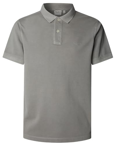 Pepe Jeans Herren New Oliver GD Polo, Grau (Grey), M, Grau, M