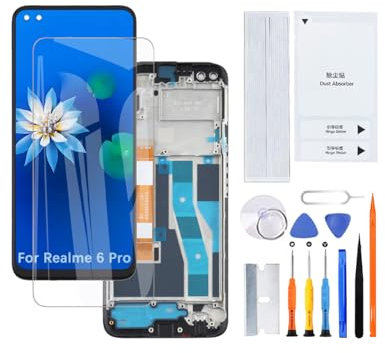 H&LYCYJ Kit de montaje de pantalla LCD para Realme 6 Pro RMX2061 RMX2063
