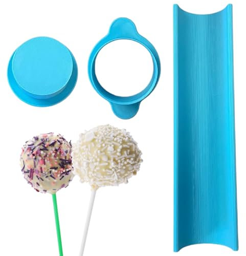 Backform, Cake-Pop-Form-Set, antihaftbeschichtet, wiederverwendbar, Backformen-Werkzeug mit 22,9 cm Tablett, einfach zu bedienender Ausstecher, erstellen Sie perfekt geformte Cake Pop für Heimbacken
