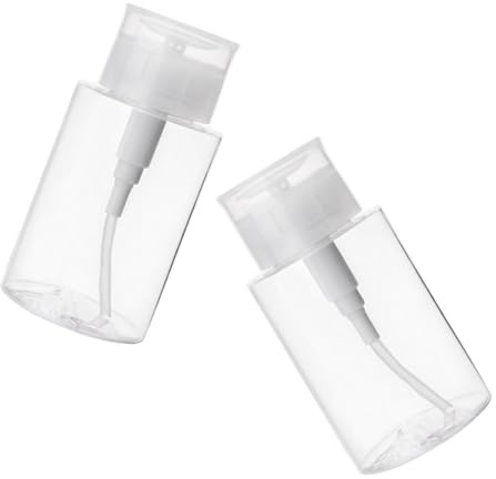 WOONEKY 2 Stück 150ml Auslaufsichere Petg Kosmetikflasche zum Nachfüllen Wiederverwendbare Reise Kosmetikbehälter für Geschäftsreise und Alltag