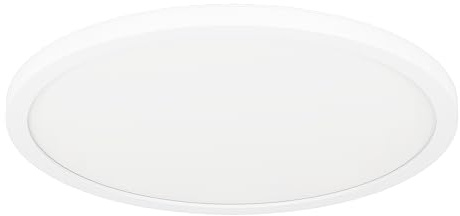 EGLO LED Deckenlampe außen Minerario, Outdoor Deckenleuchte | Außenleuchte Balkon Terrasse, Außenlampe Decke aus Kunststoff in Weiß, IP54, warmweiß, Ø 39 cm