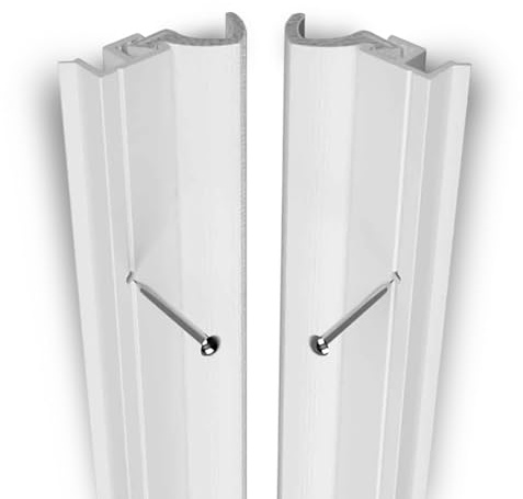 Exitex QBS External Door Draught Seal Kit 5 Pack (5 x 1015mm), White | Includes PVC carriers, Aquatex™ gaskets and 25 stainless steel pins; seals 6-11mm gaps on inward and outward opening doors