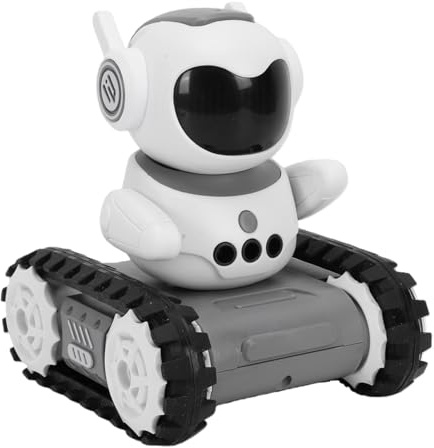 Luocute Jouet Robot RC, Programmation de Musique, Démo, Interphone, Télécommande, Jouet Robot avec Lumières LED