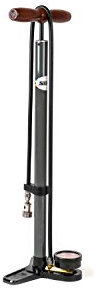 SILCA Pista Plus Fahrradreifenpumpe | Hochdruck 160 psi, 2,5 Zoll Manometer | Presta- und Schrader-Ventil | Langlebiger Schlauch | Hochleistung | Fahrrad-Standpumpe