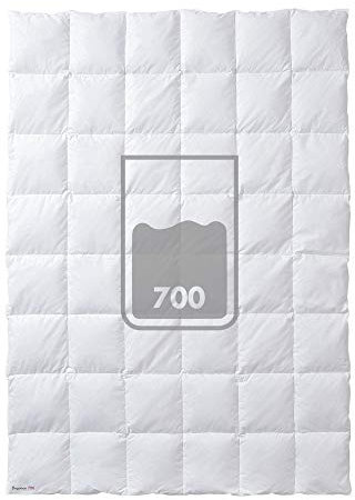 Kauffmann First Class Elegance 700 Daunendecke, Daunendecke 10x14, Wärmeklasse: Leicht, 155 x 220 cm, 60° waschbar