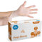 MED PRIDE Vinyl Gloves| 4.3 mil Thick, Powder-Free, Non-Sterile, Heavy Duty Disposable Gloves| Professional Grade for Healthcare, Medical, Food Handling Clear Medium