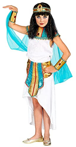 W WIDMANN MILANO Party Fashion - Egyptian Queen Costume for Girls, Ancient Times, Carnival, Theme Parties