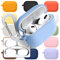 superdivision [3 in 1] AirPods Pro 2 / Pro Silicone Case + Anti-Lost Carabiner + Dust Guard Metal Film, Protective Cover with Keychain for Apple AirPods Pro (2022/2019) [Front LED Visible]