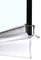 Guarnizione Box Doccia per vetri curvi H 200 cm 6 mm spessore vetro