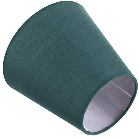 Minkissy Lamp Shade Small Cloth Lamp Cover Chandelier Lamp Shade for Floor Light Table Lamp Replacement (Dark Green)