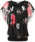 BAISHENGGT Damen Sommer Netz Bluse Flatter Kurzarm Tshirt Rundkragen Falten Elegant Oberteile Top Blusen Schwarz 3XL