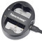 Newmowa Double USB Chargeur pour Nikon en-EL3 EN-EL3E Nikon D50 D70 D70s D80 D90 D100 D200 D300 D300S D700