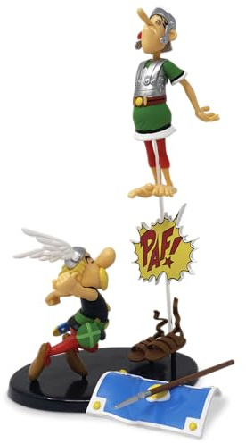 Plastoy Asterix Figur Asterix und der Legionär Paf! - Harz - 27 cm