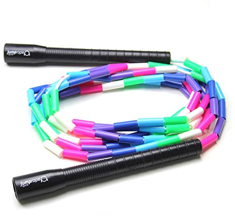 Professionelles Rope Skipping Wettkampf Springseil Freestyle Bead - Länge verstellbar (Waldfee, 3.0)