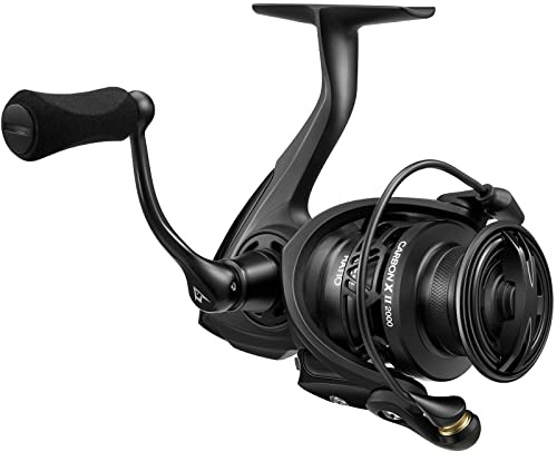 Piscifun, Carbon X II Spinnrollen, leicht bis 155 g, verbesserter Carbon-Rahmenrotor, 10 kg maximale Bremskraft, 10+1 geschützte Kugellager, 6,2:1/5,2:1, geschmeidige und kraftvolle Spinn-Angelrolle