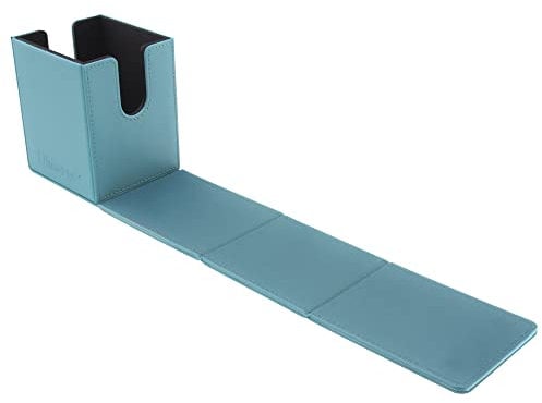 Ultra Pro - Vivid Alcove Flip Card Deck Box (Light Blue) - Stores & Protects Up To 100 Standard Size Collectible Cards, Baseball Cards, Gaming Cards, Sports Cards or Any Standard Size Cards