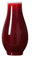 Blumenvase Keramikvase 18,1 Zoll Rot Große Porzellan Blume Vase Chinese Retro Home Wohnzimmer Schlafzimmer Dekoration Vasen Deko Vasen
