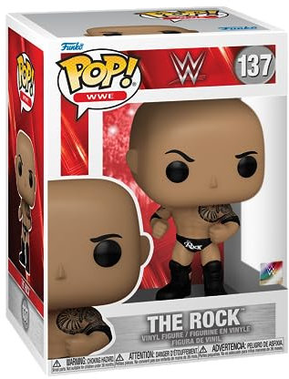 Funko Pop! WWE: The Rock - Dwayne The Rock Johnson - (final) - Vinyl-Sammelfigur - Geschenkidee - Offizielle Handelswaren - Spielzeug Für Kinder und Erwachsene - Sports Fans