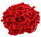 SHTGOI 5 Yards Pomponborte Bommelborte Bommel Fringe Band Fransenborte Pomponband Bommelband Pompom Fransenbesatz Pom Poms Quaste Borte Zierborrte für Kleidung Vorhang Dekoration Rot