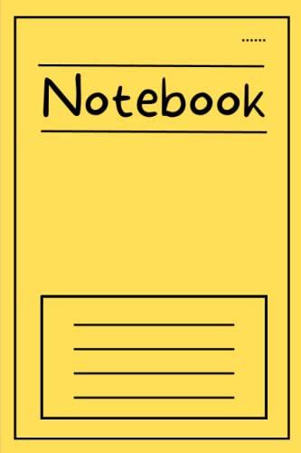 Lined Paper Notebook - Yellow