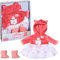 Baby Annabell, Puppenkleidung 43 cm, Deluxe Eichhörnchen Tutu 43cm, warmes Oberteil mit Tüllrock, 709733, Zapf Creation