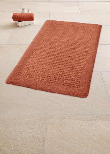 Kleine Wolke Badteppich Net, 80x140 cm, Terracotta