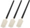 3 Silicone Spatulas, 12.5-Inch Flexible Rubber Spatula Set, Silicone Cooking Spatulas with Wood Handle Resitant to High Heat, Silicone Rubber Spatulas with Wooden Handle