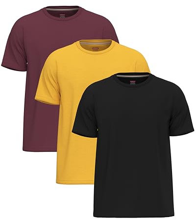 3 Pack t-Shirts Mens Men Tshirts Multipack Teeshirt Pack Tees Shirt Pack t-Shirt for Mens Plain Shirt Men's Plain Shirts Man