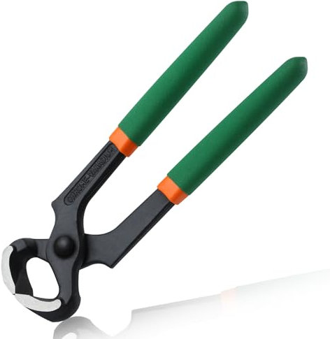 LEONTOOL End Cutting Pliers 7 Inches Nail Puller With PVC Handle, Stiletto Remove Pliers for Women Wire Cutting Carpenter Pincer Tool for Shoe Heel Repair
