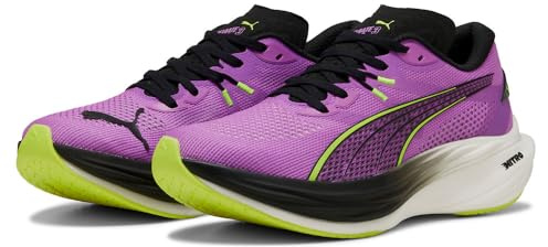PUMA Electrify Nitro 3 Straßenlaufschuhe für Herren, Mehrfarbig (Pure Magenta, PUMA Black, Yellow Alert), 45 EU