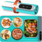 AMNCML Food Warmer Electric Warming Tray - Rollable & Portable, Full Surface Heating, Stainless Steel, Green