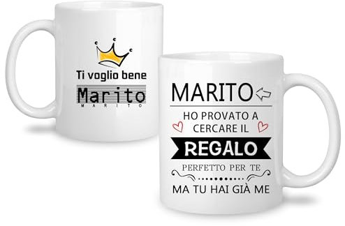 Yufansd Tazza Ceramica 11oz - Ho Provato A Cercare Il Regalo Perfetto Per Te Ma Tu Hai Già Me - Personalizzata Tazza di San Valentino e Natale per Marito
