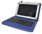 theoutlettablet® Hülle mit abnehmbarer spanischer Tastatur, Typ C (inklusive Buchstabe Ñ), kompatibel mit OUKITEL RT5 RT6 RT7 RT8 RT9 OKT3 OT5 OT6 OT8 OT5s OT11, Blau