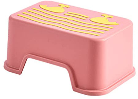 Vaguelly Niedlicher Cartoon-fußhocker Für Jungen Und Mädchen Tritthocker Für Das Badezimmer Pp-freies Material Platzsparend Für Die Ganze Familie