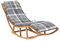 Xichuzi Schaukelliege mit Auflage Massivholz Teak, Liegestuhl Balkon, Gartenliege, Sonnenliege, Deckchair, Saunaliege, Sonnenstuhl 3063347