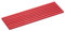 QUARKZMAN 1 Confezione Dissipatore di Calore per SSD Nvme M.2 2280 con Pad Termico in Lega di Alluminio per PC Laptop, 70x22x3mm, Rosso