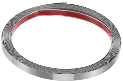 Mikikit Mirror Frame Border Tv Wall Molding Trim Self Adhesive Border Trim Strips Stainless Steel Floor Edge