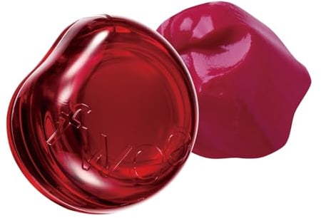 fwee Glowy Jelly Pot | Dewy Jelly Lip & Blush Color, Tinted Glow Jelly Balm, Dewy Buildable Finish – Sour Gummy (Berry Red) | 0.14 oz
