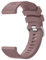 Wanme 20mm Bracelet Compatible avec Garmin Vivoactive 5/Vivoactive 3/Vivomove Sport/Venu Sq 2/Venu/Venu Sq, Classic Stripe Texture Design, Silicone Bracelet pour Forerunner 645/245 (Fumer Violet)